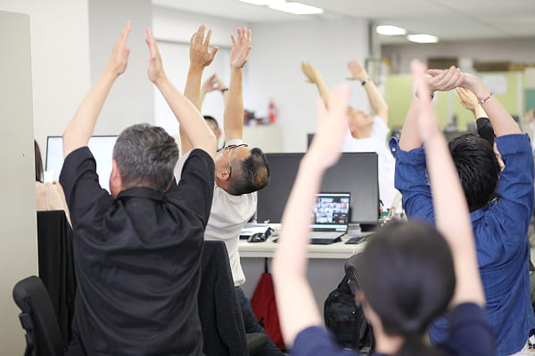 マインドフルネスの様子