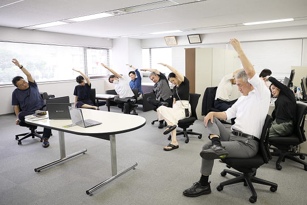 マインドフルネスの様子