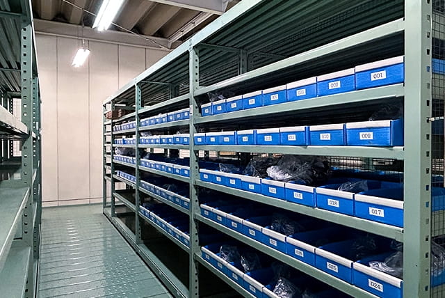 部品の保管状況